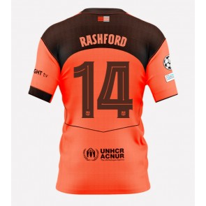 Barcelona Marcus Rashford #14 Alternativní Dres 2025-26 Krátký Rukáv